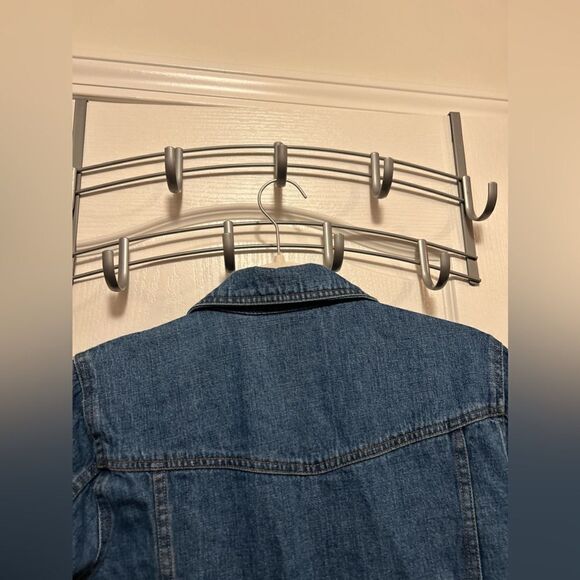 Vintage 90’s Bill Blass Denim Jean Jacket Classic trucker women’s MP blue Petite - Picture 5 of 15